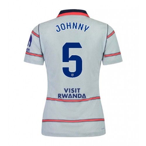 Stroje piłkarskie Atletico Madrid Johnny Cardoso #5 Koszulka Trzeciej dla damskie 2026-27 Krótki Rękaw